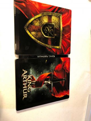 King Arthur Blu - Ray Steelbook [UK] Embossed Open Region - Rare Zavvi Edition 5
