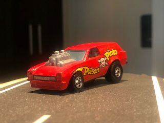 Vintage Hot Wheels Poison Pinto - Red — Extremely Rare 1983 Speed Machines