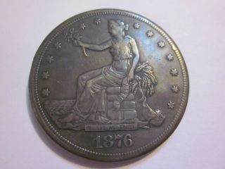 1876 - S Trade Silver Dollar Circulated Rare Old Silver Coin Ships