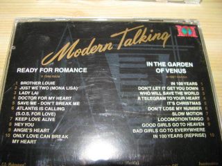 MODERN TALKING {READY FOR ROMANCE/IN GARDEN}SUPER RARE ISRAEL PROMO EDITION 2IN1 3