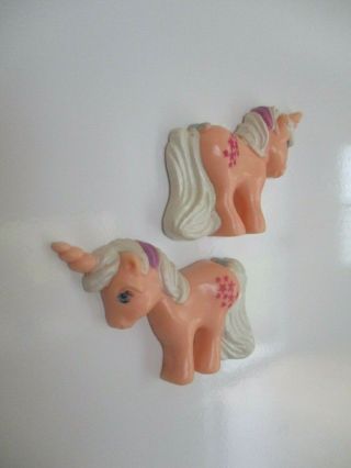 Rare 1983 Hasbro My Little Pony - Unicorn Pegasus Fridge Magnets - Mail Order ?