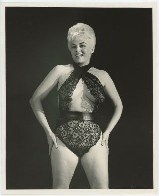 1960s Bunny Yeager Bad Girl Pin Up Photograph Hand Sewn Swimsuit Very Sexy Rare