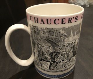 Rare Wedgwood Of Etruria Geoffrey Chaucer Coffee Mug