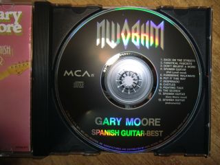 GARY MOORE SPANISH GUITAR BEST CD - JAPAN MCA VICTOR/MVCM - 331 OBI OOP RARE 5