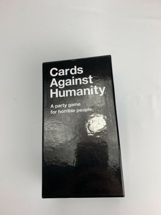 Cards Against Humanity Boxed Party Game Gently/rarely Full Base Set