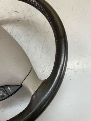 94 - 04 Ford Mustang COMPLETE Steering Wheel OEM LEATHER WRAPPED GRAY RARE 4