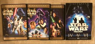 Star Wars Trilogy Dvd Box Set Theatrical Versions 2008 6 Disc Set Rare Htf Oop