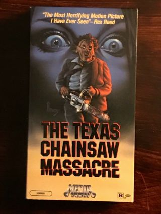 The Texas Chainsaw Massacre Vhs Media Home Entertainment Rare Horror Like