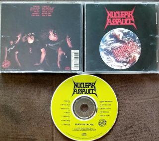Nuclear Assault Handle With Care Cd 1st Press Org.  89 In - Effect Recs Rare Thrash