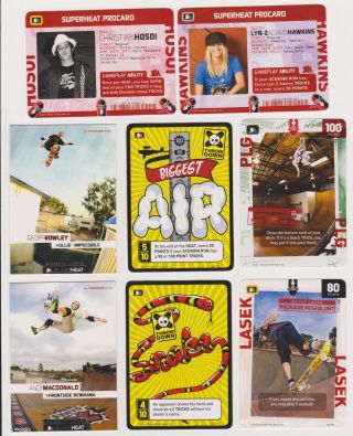 Rare 2011 Superheat Skateboarding Complete Set 225 Cards Hosoi Lasek Plg