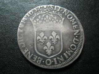 France 1652 O 1/2 Ecu (fine) Rare