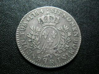 France 1784 R (24 Sols) 1/5 Ecu (gfine) Rare