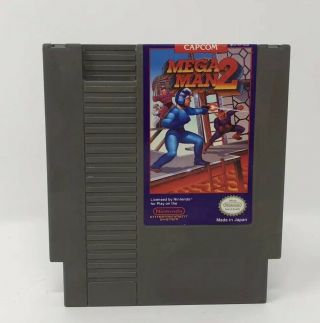 Rare Mega Man 2 Nintendo Entertainment System 1989 Nes Cartridge