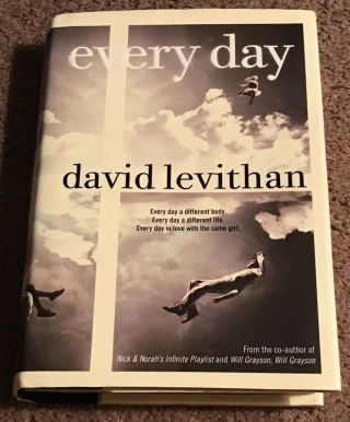 Signed Every Day By David Levithan Autographed First Edition Book Rare