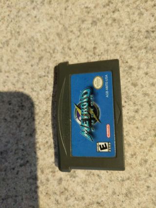 Metroid Fusion Nintendo Game Boy Advance Gba Authentic Cartridge Rare
