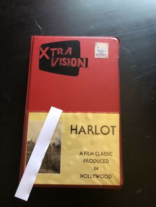 Harlot Rare Xtra Vision Sleaze Vhs Big Box Horror Cult Sov