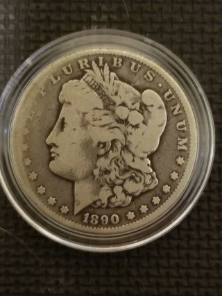 1890 Cc Morgan Silver Dollar Rare Vg 132