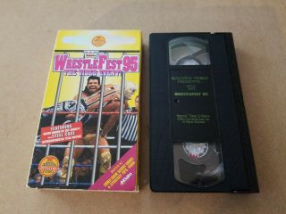 Wwf Wrestlefest 1995 95 Vhs Coliseum Video Rare Wrestling Wwe