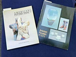 2 Rare Books On Studio Pottery Vases And Design.  Natzler.  Scheier.  Beatrice Wood
