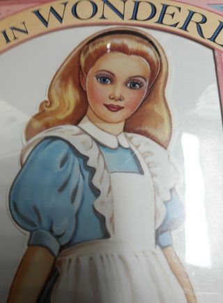 Alice in Wonderland Paper Doll by Peck - Grande Complete Set - RARE 2