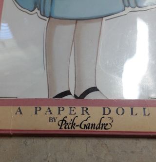 Alice in Wonderland Paper Doll by Peck - Grande Complete Set - RARE 3