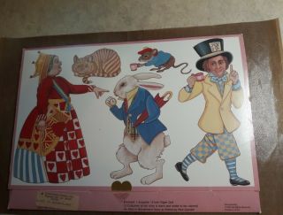 Alice in Wonderland Paper Doll by Peck - Grande Complete Set - RARE 5