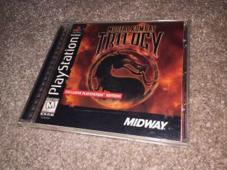 Mortal Kombat Trilogy (sony Playstation 1,  1996) Rare Black Label,