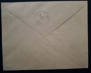 RARE 1921 Austria Registd Cover ties 20Kr stamp w Hochwasser 1920 O/P cd Steyr 2