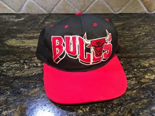 Rare Vintage Nba Chicago Bulls G Cap Snapback Hat Jordan Pippin Rodman Era