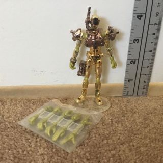 Takara Microman Metallic Gold Military Force - Rare - Loose