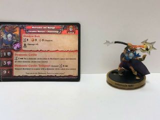 Mortimer The Malign - World Of Warcraft Miniatures Game Rare Promo Card