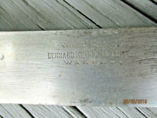 EARLY ANTIQUE BERNARD GLOEKLER PITTSBURGH,  PA BUTCHER KNIFE 15 