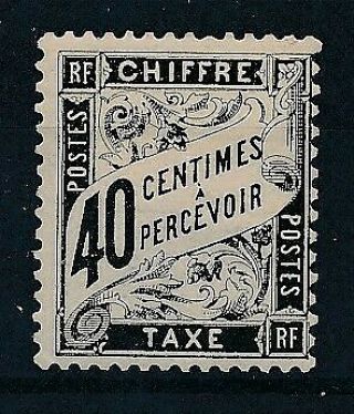 [38767] France 1882 Good Rare Postage Due Stamp Very Fine Mh Value $270