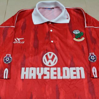 Barnsley 1992 1993 Home Shirt Ultra Rare Football League Patches (l)