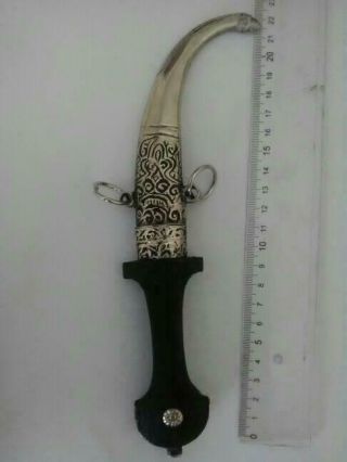 Arabic Handmade traditional rare Moroccan craft Knife Dagger Islamic decorated 3