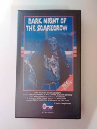 Dark Night Of The Scarecrow Vhs Ultra Rare Horror Tv Movie Key Video Htf