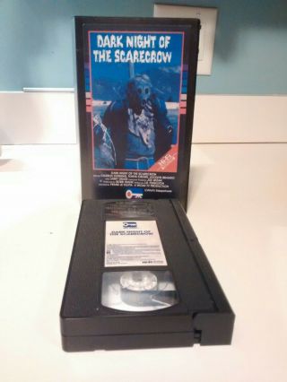 Dark Night of the Scarecrow VHS ULTRA RARE HORROR TV MOVIE Key Video HTF 4