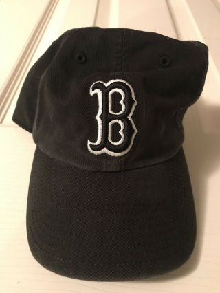 Baseball Cap Hat Boston Red Sox The Franchise Fitted (large) Black Rare