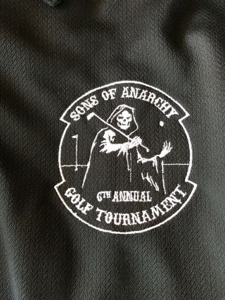 Sons Of Anarchy Golf Shirt,  Film Crew Gear,  Rare