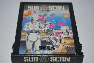 Sub Scan Atari 2600 Video Game System Cart Rare