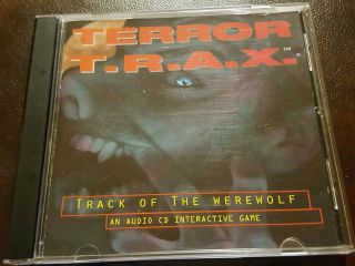 Terror T.  R.  A.  X.  Track Of Werewolf Rare 1994 Audio Cd Interactive Games Ad Tsr Nm