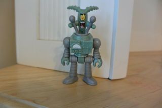 Spongebob Imaginext Chum Bucket Fisher - Price Plankton Robot Figure Rare