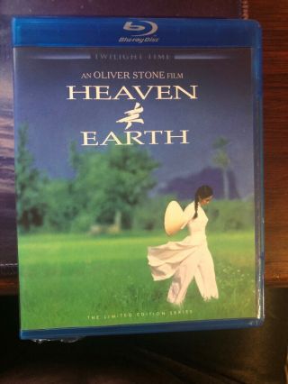 Heaven And Earth Blu - Ray Twilight Time Limited Edition Tommy Lee Jones Oop Rare