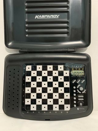 Kasparov Travel Champion 2100 Chess Computer Game By Saitek Electronic Rare 7