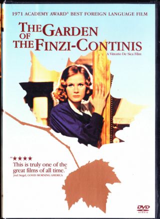 The Garden Of The Finzi - Continis - Dolby Digital - (2001) - English Subtitles - Oop/rare