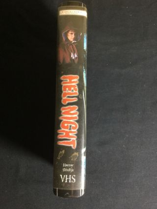 Hell Night 1981 Rare Clam Shell Anchor Bay Horror VHS SEE STORE 2