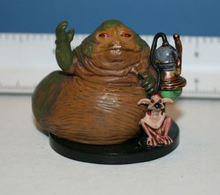 Jabba The Hutt 50 (50/60) Starwars Wotc Miniature; Fringe 50 Very Rare