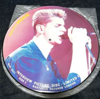 Depeche Mode - Rare 12 " Interview - ‎limited Edition Picture Vinyl Lp