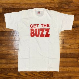The Hummingbirds Love Buzz Get The Buzz Promo T - Shirt Large True Vintage - Rare