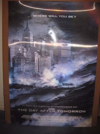 The Day After Tomorrow 2004 Rare Lenticular 27x40 " Us Movie Poster